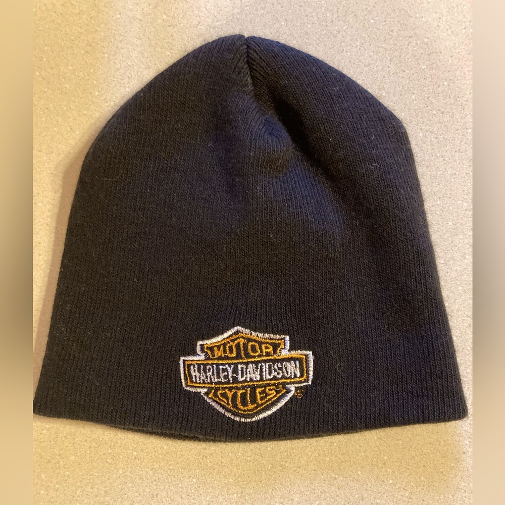 Harley Davidson Embroidered Beanie